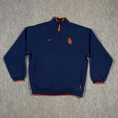 VINTAGE Syracuse University Orange Nike Reverse Weave Sweater Adult Medium Blue - Image 1 of 4