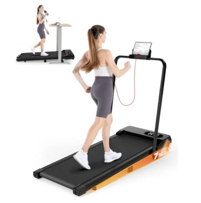 4 in 1 Walking Pad, Laufband Für Zuhause mit 7% Steigung für Zuhause Laufpad - Bild 1 von 4