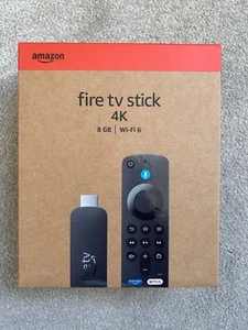 Amazon Fire TV Stick 4K Ultra HD Streaming Device WiFi 6 Newest Gen - BRAND NEW - Picture 1 of 6