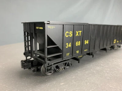 O Gauge MTH 20-97407 CSX 4-Bay Hopper Car #346894 LZ O1176 - Image 1 of 4