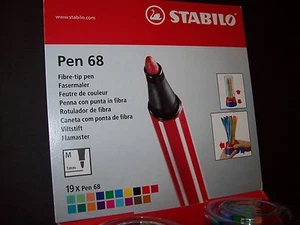 Stabilo Pen 68 Twisterbox 19 Stück Fasermaler - Bild 1 von 1