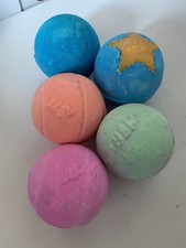 5 x Lush Bath Bombs - Mini Snow Fairy Intergalactic Avobath Groovy Kind Of Love