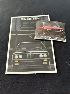 BMW Serie 5 1988 Brochure M5 528e 535i 535is Ultimo Anno E28 Catalogo Vendite USA - Foto 1 di 14