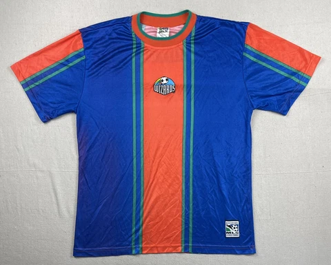 Vintage 90s Kansas City Wizards Soccer Jersey Sz M MLS Made In USA Football Cover
