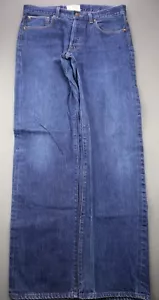 Pantalones de mezclilla para hombre 1791 Supply Co ribetes clásicos pierna algodón EE. UU. talla 32x34 (MSR 34x33) - Imagen 1 de 16