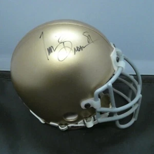 Tim Brown Signed Notre Dame Mini Football Helmet with JSA COA - Picture 1 of 8
