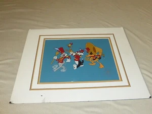 ORIGINAL ANIMATION CEL LIMITED SERICEL WARNER BROS BUGS BUNNY DAFFY DUCK 1994 - Picture 1 of 8