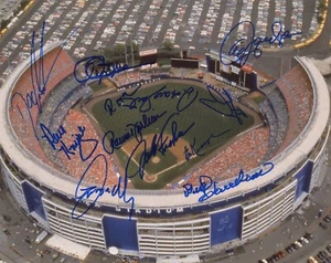 NY Mets Shea Stadium multi signed 8x10 photo autograph not PSA 12 signatures - Picture 1 of 1