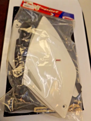 NOS POLISPORT 8602800007 PANELES DE CUBIERTA LATERAL BLANCO NEGRO HONDA CRF250 Foto 1 de 2