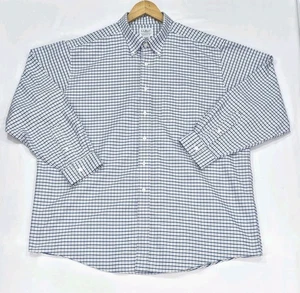 LL Bean Shirt Men 18-35 Wrinkle Free Classic Oxford Plaid Check Traditional Fit - Picture 1 of 7