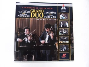 12" Laserdisc Itzhak Perlman Pinchas Zukerman Grand Duo Video OOP Live in London - Picture 1 of 4