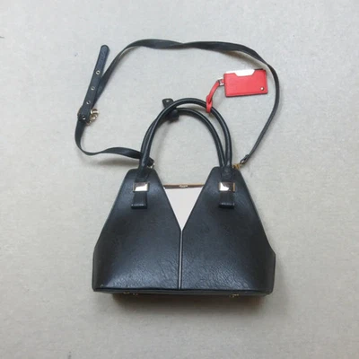 Dune Black Handbag Designer Style With Gold Accents Adjustable Strap New - Image 1 of 4