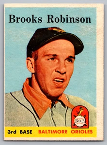 1958 TOPPS #307 BROOKS ROBINSON ORIOLES - Picture 1 of 3
