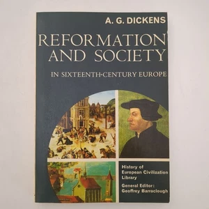 Reformation and Society Cultural Change Softcover Book AG Dickens 1966 - Picture 1 of 24