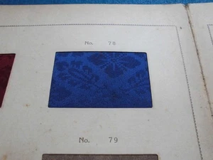 JAPANESE FABRIC BOOK KYOTO DYEING COLORS SAMPLE KIMONO (2) SHOWA - Picture 1 of 15