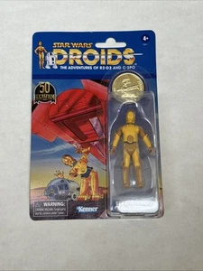 Hasbro Star Wars Vintage Collection Droids C-3PO 3.75" Figure New Sealed - Picture 1 of 4
