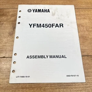 YAMAHA OEM ASSEMBLY MANUAL / 2002 YFM450FAR YFM 450FAR - Picture 1 of 3