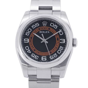 ROLEX Oyster Perpetual 36mm Stainless Steel Black Dial 116000 - Picture 1 of 19