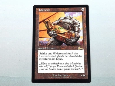 MTG - URZA'S LEGACY (BB/'99) - BEAST OF BARDEN (122) - LASTVIEH / RARE/N. PL./NM - Bild 1 von 4