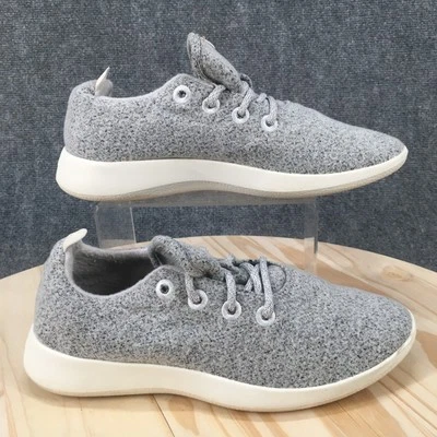 Allbirds Shoes Mens 9 Mizzles Seamist Sneakers Gray Wool Lace Up Casual 1220 NV1 - Image 1 of 4