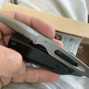 CRKT 2410 Taiwan Ed Halligan Neck PECK Fixed Blade Knife W/ Sheath New In Box - Picture 1 of 3