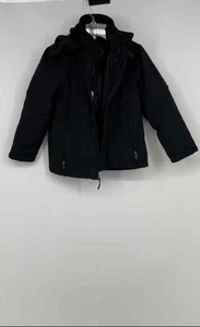 Reebok Boys Black Zipped Pockets Long Sleeve Hooded Jacket Size 7 - Picture 1 of 6