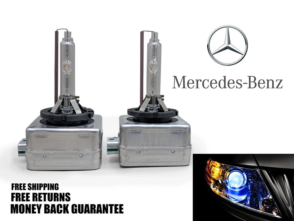 8000K Cool Blue HID Xenon Headlight Bulb for MB G55 AMG 2008-2011 High & Low x2 - Image 1 of 1