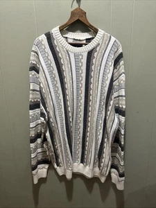 Suéter Hollister Estilo Coogi Pullover Tejido Bill Cosby Cuello Redondo Para Hombre Talla XL - Imagen 1 de 5