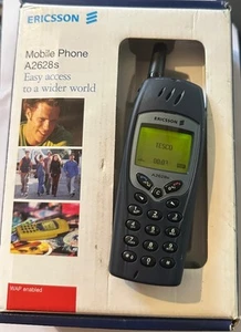 1999 Ericsson A2628s - Astral Blue - GSM 2G - (ODBLOKOWANY, DZIAŁAJĄCY + W PUDEŁKU) - Zdjęcie 1 z 2