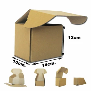 25 Cajas Postales Automontables de cartón Marrón. Medidas 14x10x12cm Square box - Imagen 1 de 1