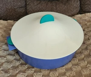 EUC Vintage Tupperware~round~Micro-Steamer~3 pc~Steamer/Insert/Lid~microwave~90s - Picture 1 of 7