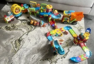VTech Bundle Toot Drivers Garage & Big Truck &11 Vehicles &Animal train &More - Picture 1 of 12