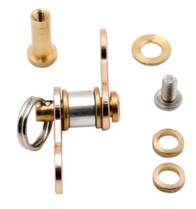 Kylink EDC Bike Link Connector Kit for Carabiner Keychain, Key Ring Car Key Gold - Picture 1 of 2