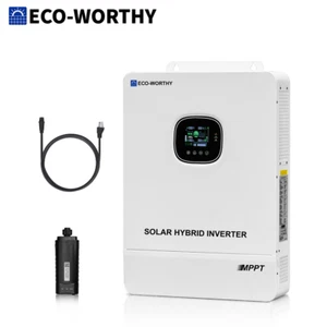 ECO-WORTHY 3500W 5KW 10KW Solar Hybrid Inverter Off Grid Mppt Controller - Picture 1 of 28