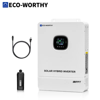 ECO-WORTHY 3500W 5KW 10KW Solar Hybrid Inverter Off Grid Mppt Controller - Image 1 of 2
