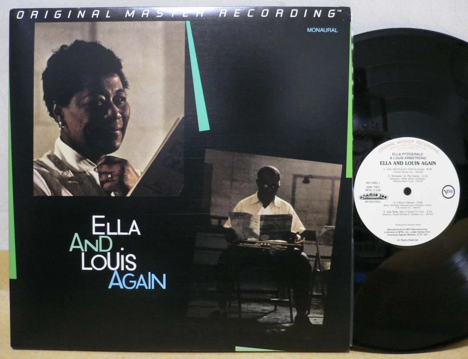 ella fitzgerald and louis armstrong again / Mobile Fidelity Sound Lab 2LP MINT - Image 1 of 1