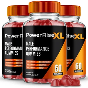 (3 Pack) Power Rise XL Gummies for Men, PowerRiseXL Male Performance Gummy - Picture 1 of 3