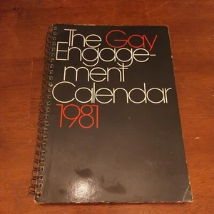CALENDARIO ESCRITORIO COMPROMISO GAY 1981 - Imagen 1 de 5