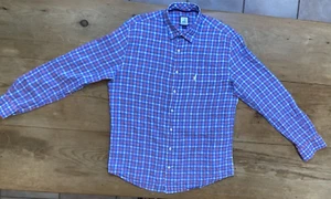 Johnnie-O Shirt Adult XL Multicolor Plaid Preppy Workwear Streetwear Mens XL - Picture 1 of 11