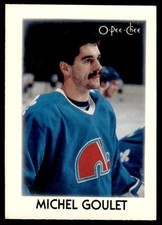 1987-88 NHL O-Pee-Chee Minis Michel Goulet Quebec Nordiques #12