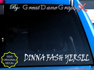 DINNA FASH YERSEL Estilo #1 - Calcomanía de vinilo - Elección de color - ALTA CALIDAD - Imagen 1 de 2