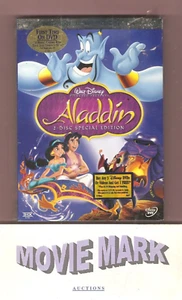 ALADDIN 1992 Walt Disney Home Video Platinum Edition 2-Disc DVD 📀 ☆NEW☆ BONUS - Picture 1 of 5