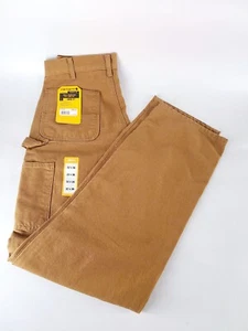 Carhartt Men’s Khaki Loose Original Fit Washed Duck Utility Work Pant Size 32x36 - Picture 1 of 20