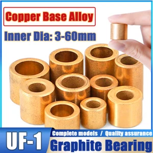 Bronze Bushing Bearing Shaft Sleeve Shim Spacer Oily Sleeving Bearing ID 3~60mm - Picture 1 of 262
