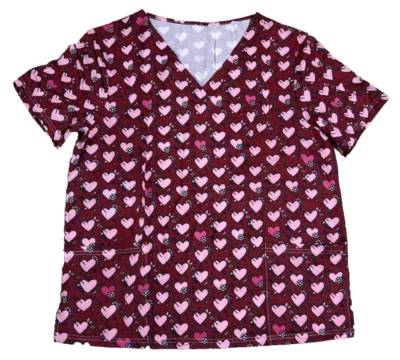 Print Scrubs for Women Veterinarian Tech Pediatric Nurse Work Uniform Hospital - Image 1 of 3