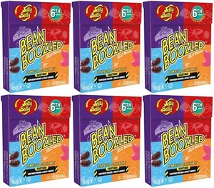 6x Jelly Belly Bean Boozled 6th Edition 45g Refill Candy Jelly Beans - Picture 1 of 3