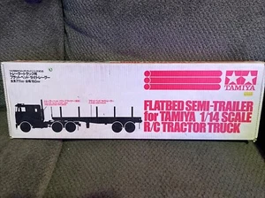 TAMIYA 1/14 No.06 Flatbed Semi-Trailer Kit 56306 - Picture 1 of 8