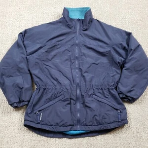Chaqueta de invierno vintage Columbia Sportswear para mujer mediana azul forrada de lana - Imagen 1 de 10