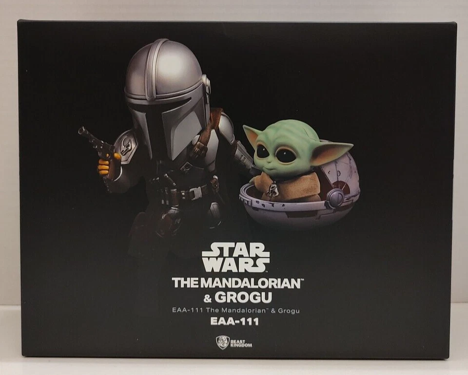 Beast Kingdom Eaa-111 6inches The Mandalorian Besca Armor & The Child Figure