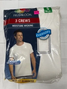 FRUIT OF THE LOOM PACK OF THREE CREW NECK (SIZE S) - Picture 1 of 2